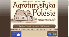 Desktop Screenshot of polesie.info