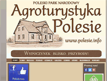 Tablet Screenshot of polesie.info